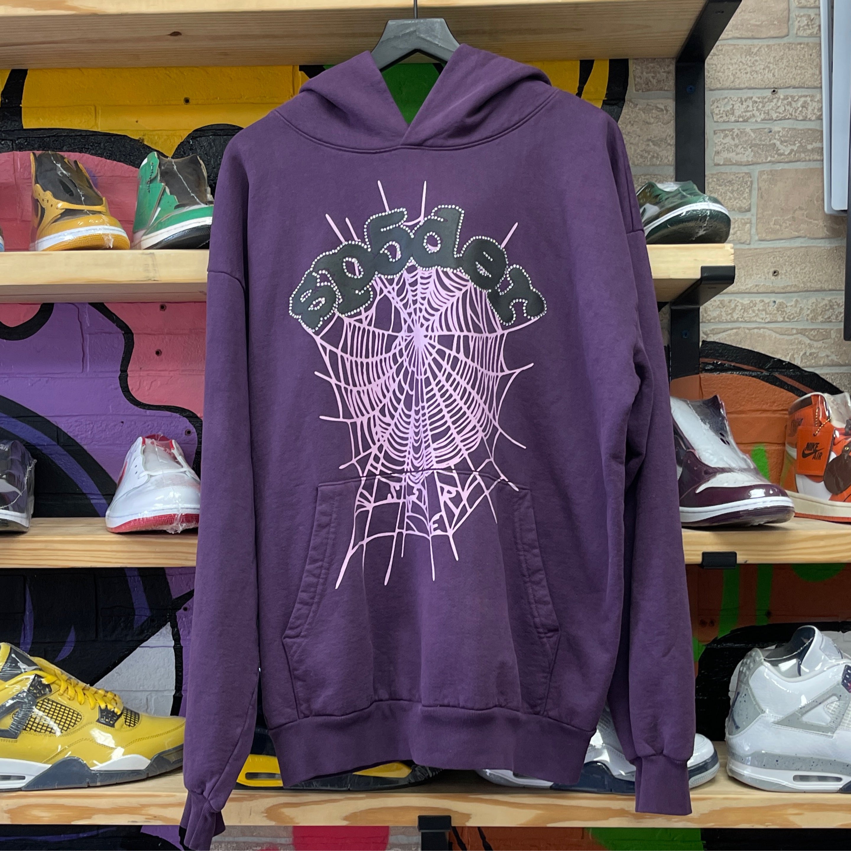 Sp5der Hoodie “Web Purple” | Sneaker Connects Inc
